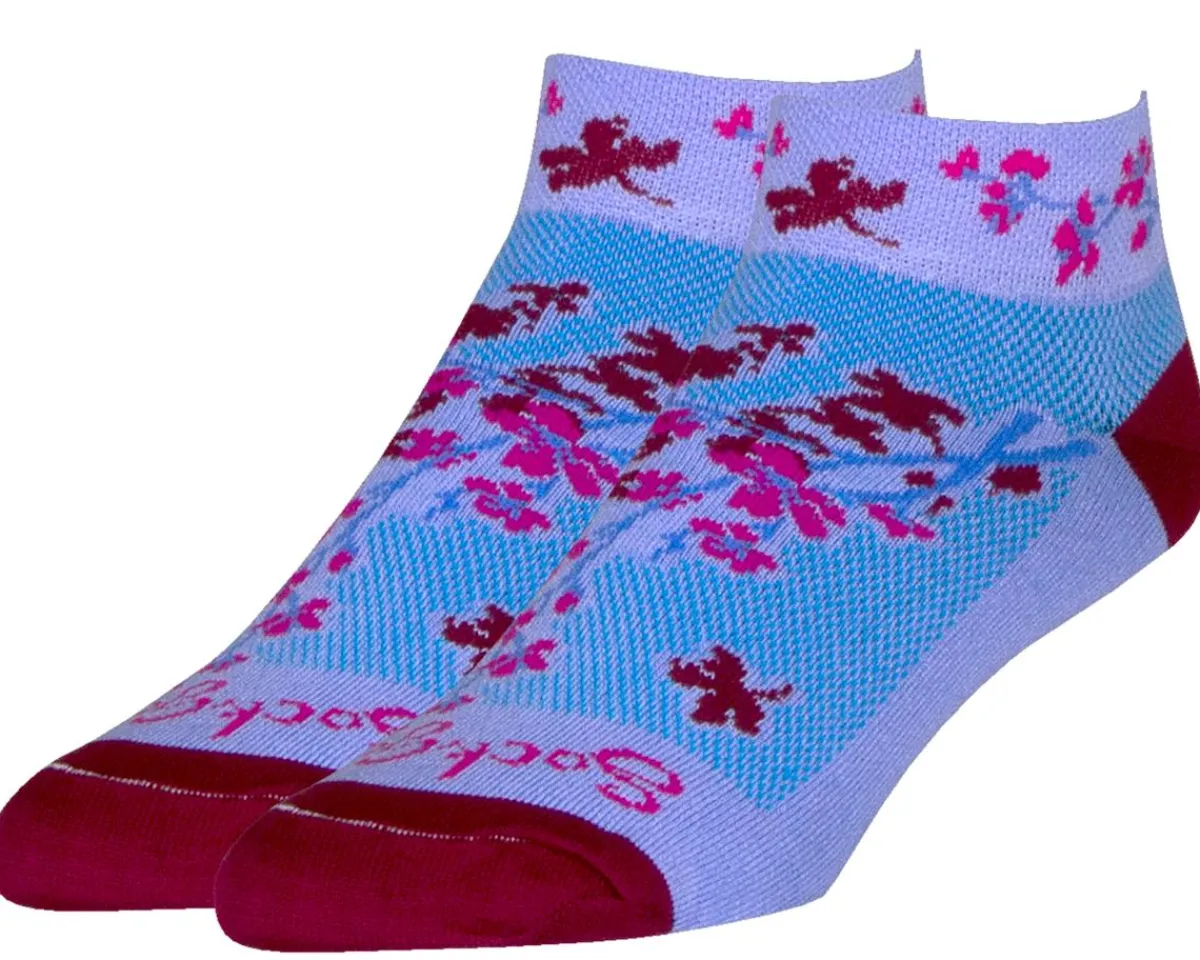 Sockguy Clothing Accessories|Women'S|Women's 1" Socks (Blossom) (S/M)
