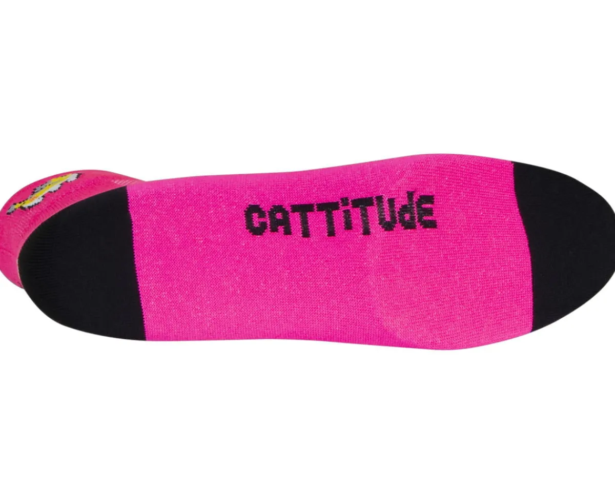 Sockguy Clothing Sale|Women'S|Women's 2" Socks (Cattitude) (S/M)