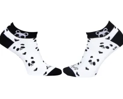 Sockguy Clothing Accessories|Holiday Shopping|Women's 1" Socks (Panda) (S/M)