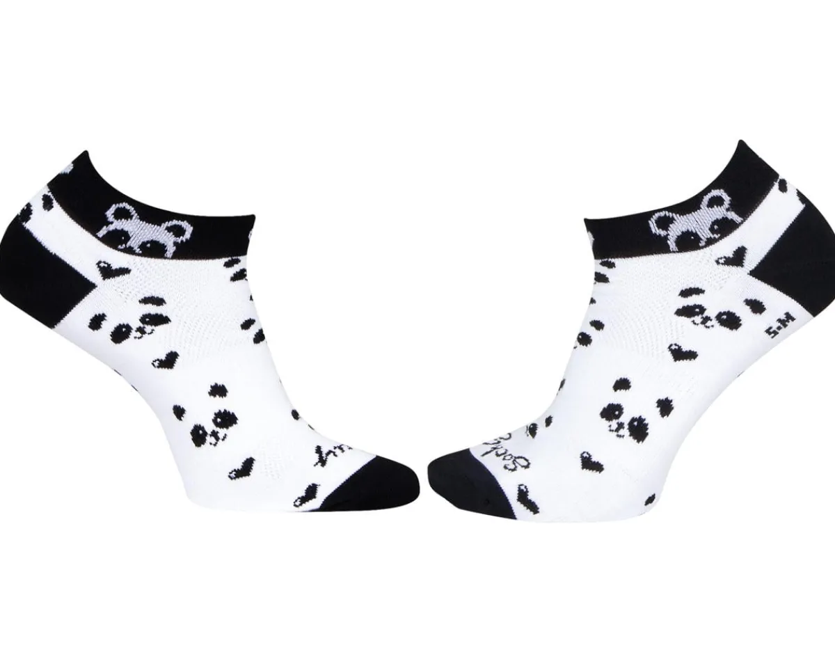 Sockguy Clothing Accessories|Holiday Shopping|Women's 1" Socks (Panda) (S/M)
