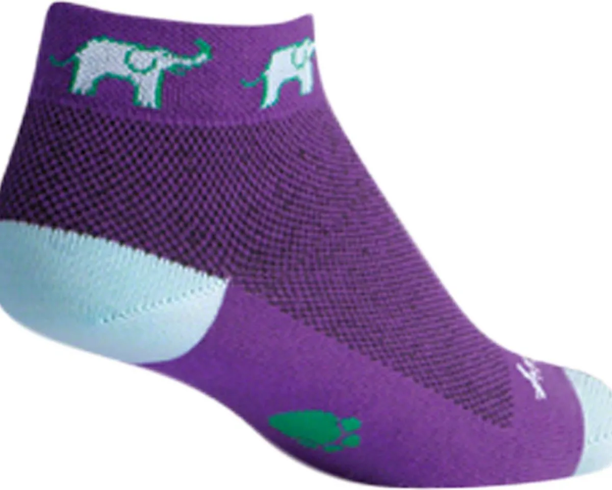 Sockguy Women'S|Clothing Accessories|Women's 1" Socks (Tusker) (Elephant) (S/M)