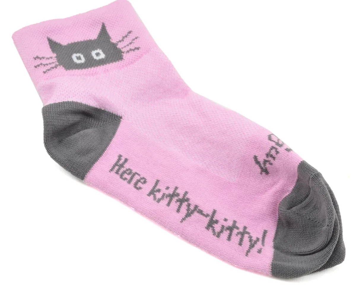 Sockguy Clothing Sale|Women'S|Women's 2" Socks (Whiskers) (Cat) (S/M)