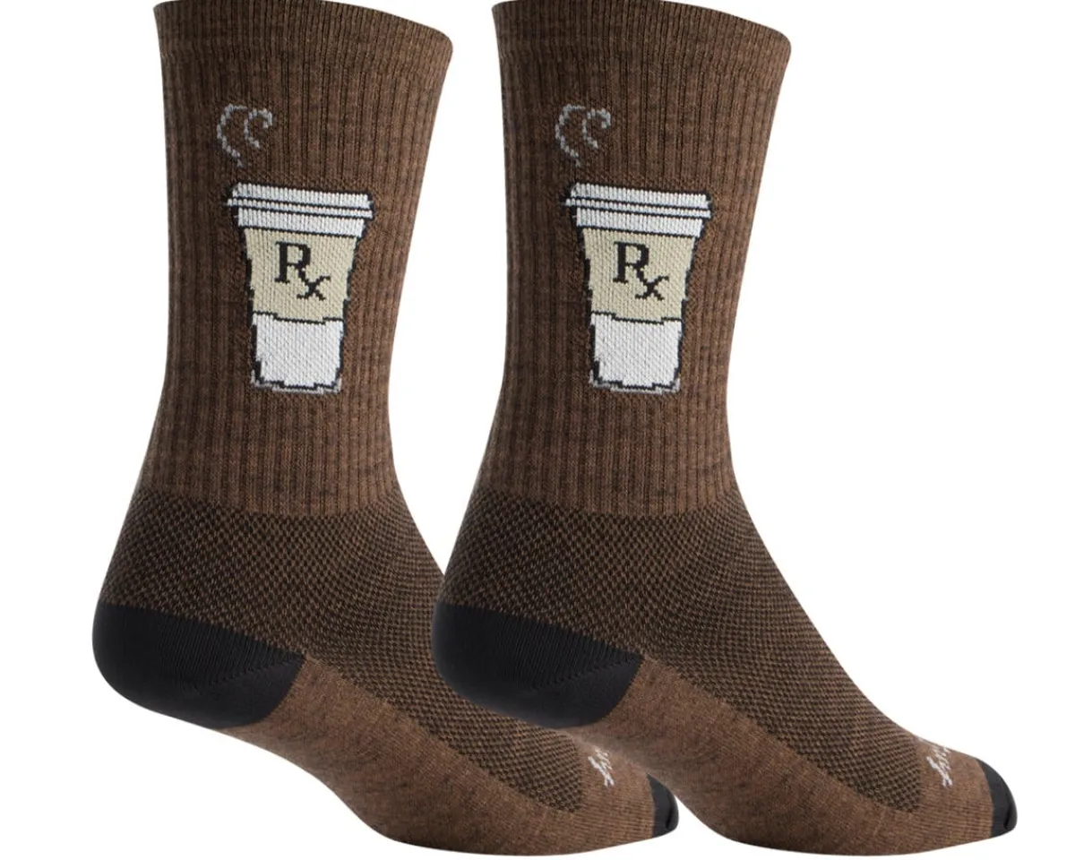 Sockguy Clothing Accessories|Shoes, Socks, & Footwear|6" Wool Socks (Addict) (S/M)