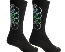 Sockguy Clothing Accessories|Shoes, Socks, & Footwear|6" Wool Socks (Stacked) (S/M)