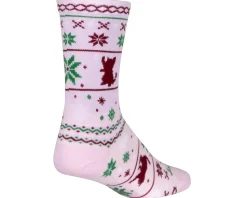 Sockguy Clothing Sale|Clothing Accessories|6" Wool Socks (Ugly Sweater Kitty) (S/M)