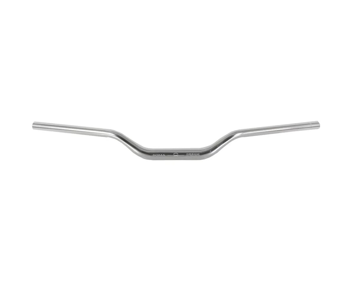 Soma Handlebars|Dream Riser Handlebar (Silver) (31.8mm) (50mm Rise) (780mm) (5/25° Sweep)