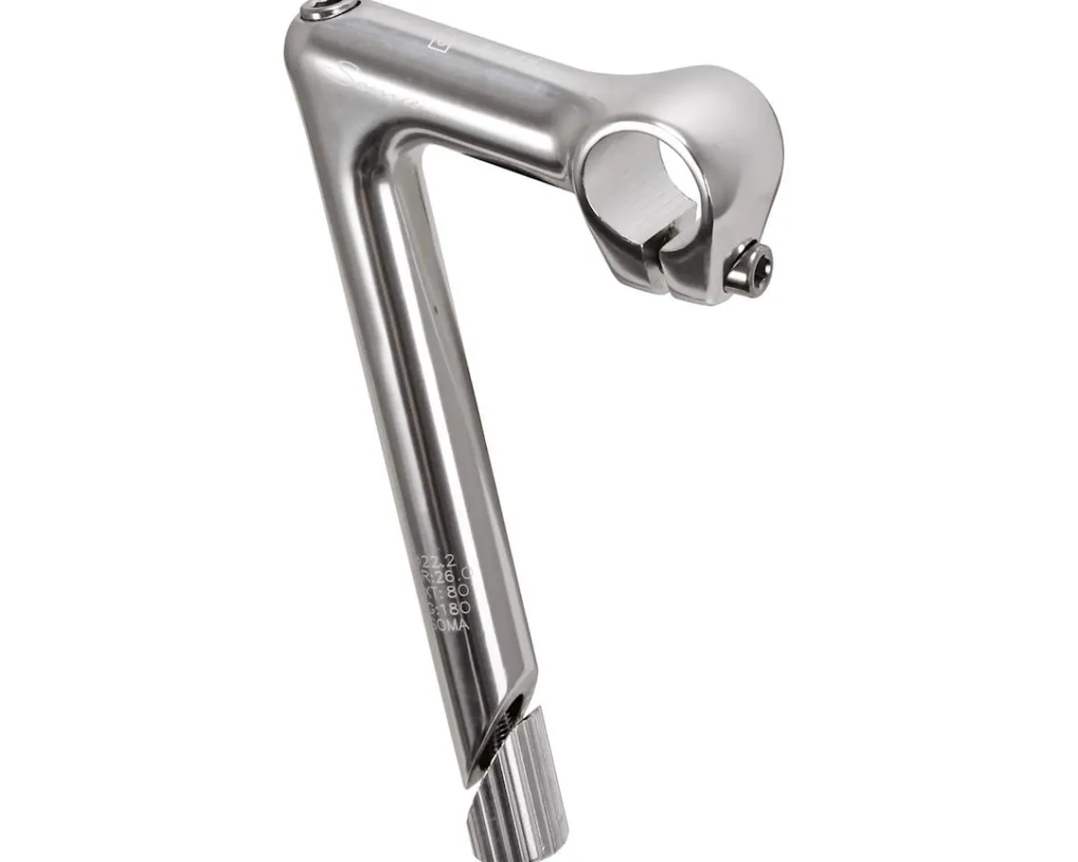 Soma Stems & Parts|Sutro Quill Stem (Silver) (26.0mm) (80mm) (17°) (1" Threaded Steerer)