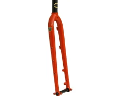 Soma Forks|Forks|Wolverine Unicrown CX Fork (Pumpkin) (15mm Thru Axle) (700c) (1-1/8" Straight)