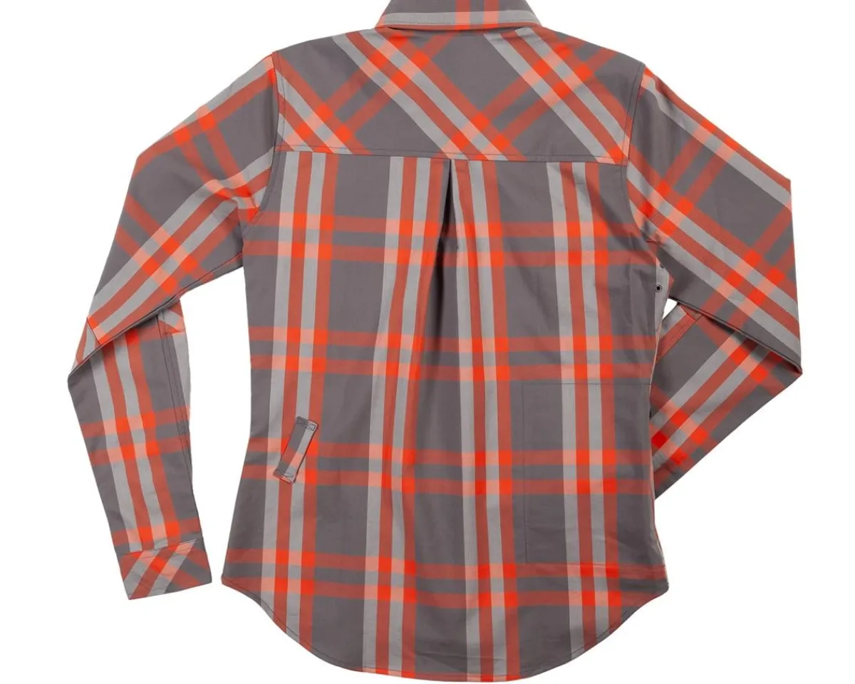 Sombrio Clothing Sale|Women'S|Women's Silhouette Riding Shirt (Plaid) (S)