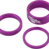 Spank Headsets & Spacers|Headset Spacer Kit (Purple) (1-1/8") (3/6/12mm)