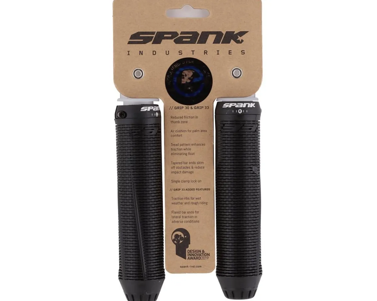 Spank Grips & Handlebar Tape|Spike 33 Lock-On Grips (Black)