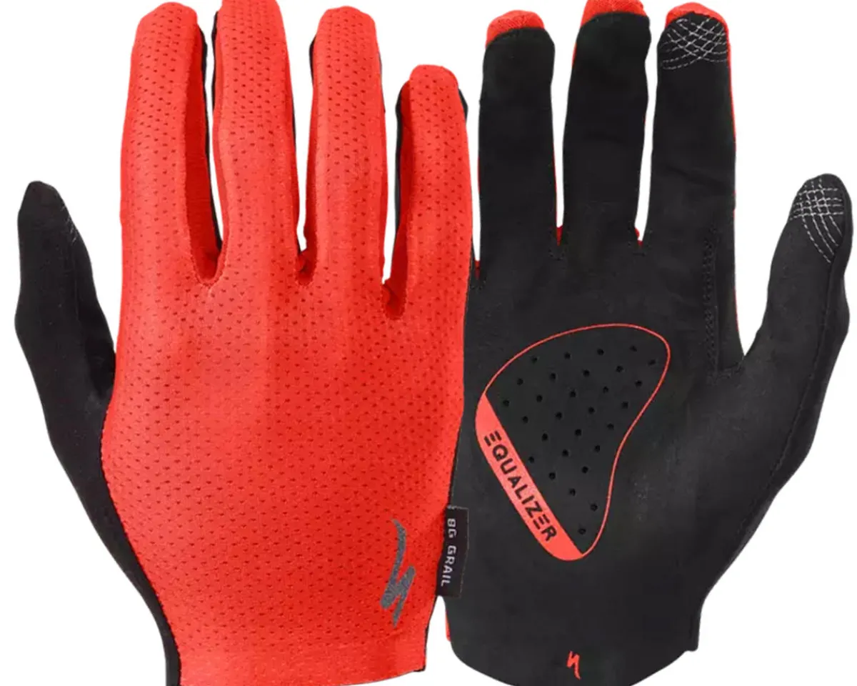 Specialized Clothing Accessories|Body Geometry Grail Long Finger Gloves (Red) (S)