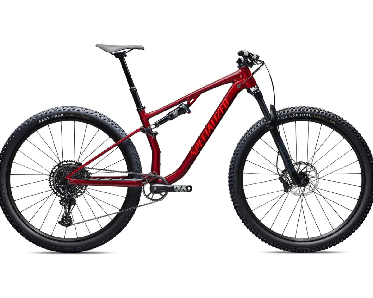 Specialized Mountain Bikes|Specialized Bikes|Chisel Full Suspension Mountain Bike (Gloss Red Sky/Vivid Red) (XL)
