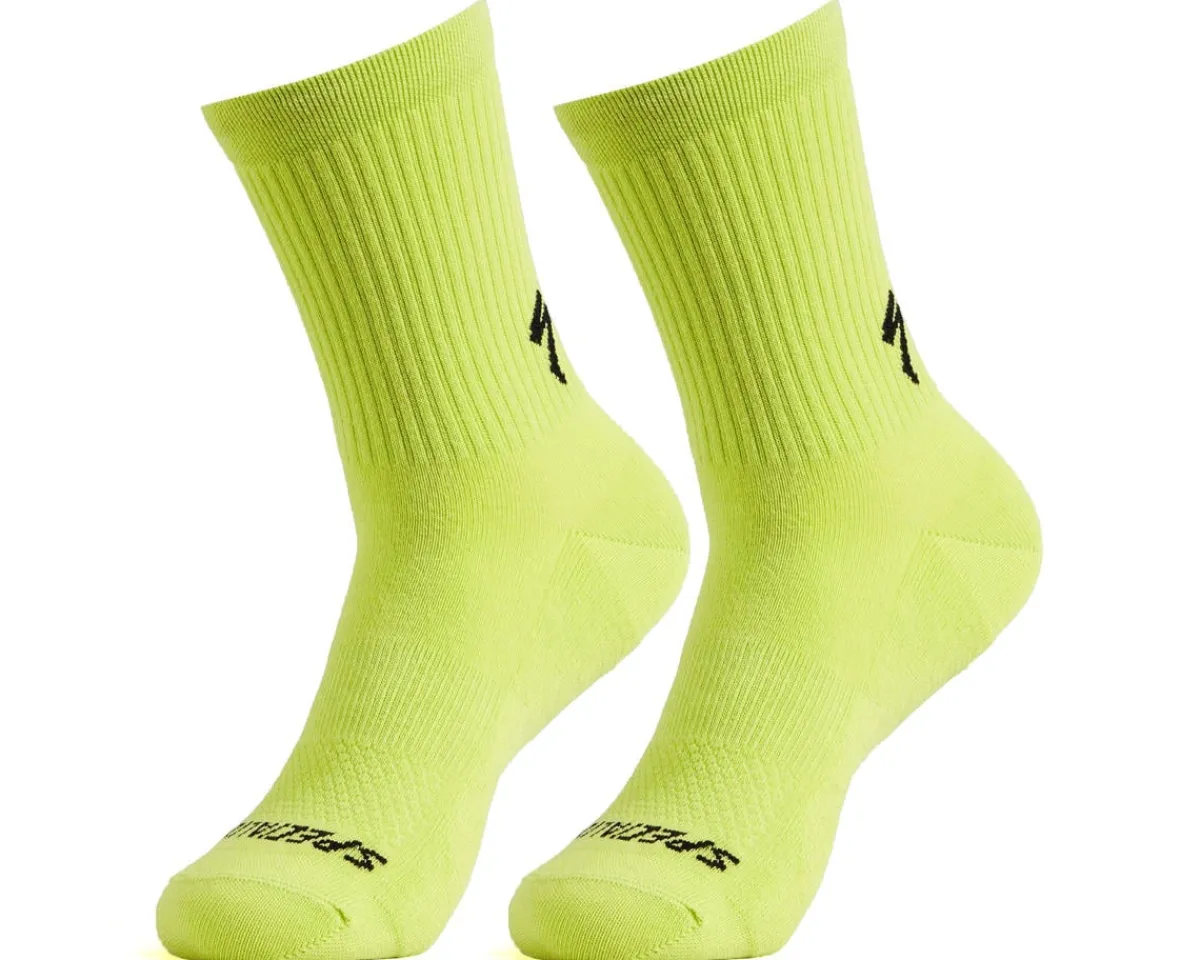 Specialized Holiday Shopping|Clothing Sale|Cotton Tall Socks (Hyper Green) (S)