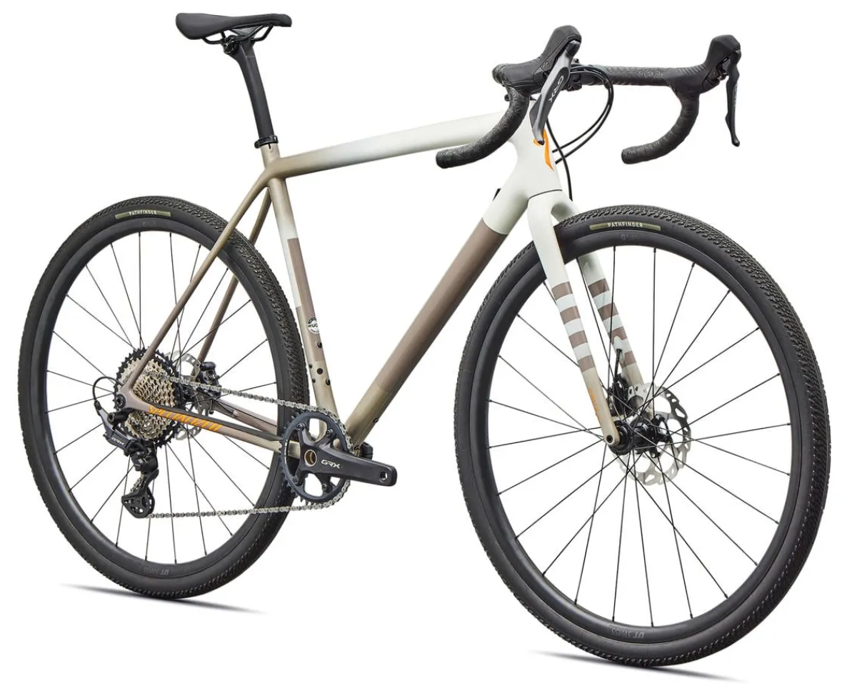 Specialized Gravel Bikes|Specialized Bikes|Crux Comp Gravel Bike (Dune White/Sandstone/Desert) (61cm) (Shimano GRX)