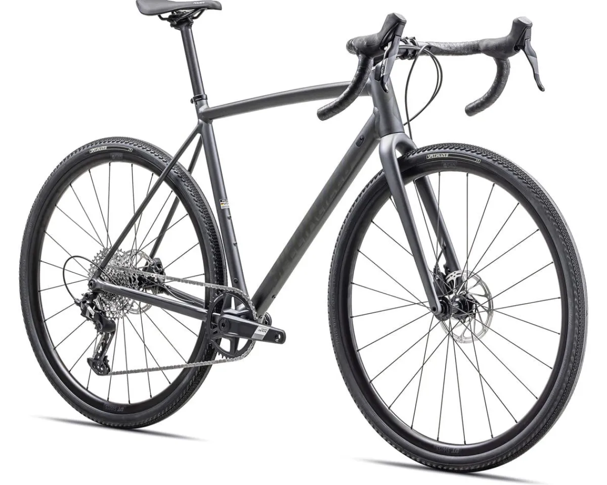 Specialized Gravel Bikes|Specialized Bikes|Crux DSW Comp Gravel Bike (Satin Smoke/Oak Green) (Alloy) (61cm)