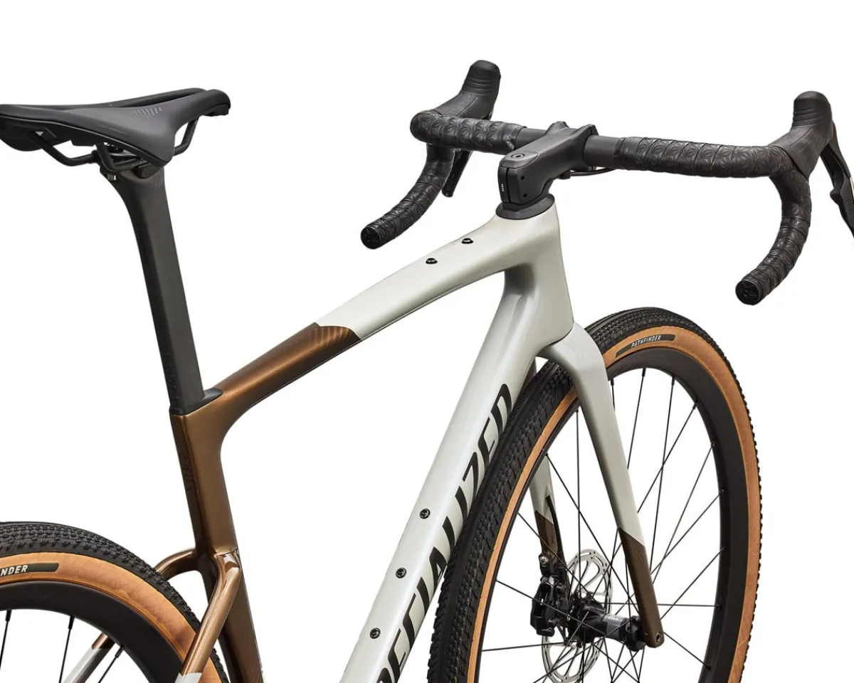 Specialized Gravel Bikes|Specialized Bikes|Crux 5 Expert Gravel Bike (Gold/Dolomite/Obsidian Metallic) (54cm)