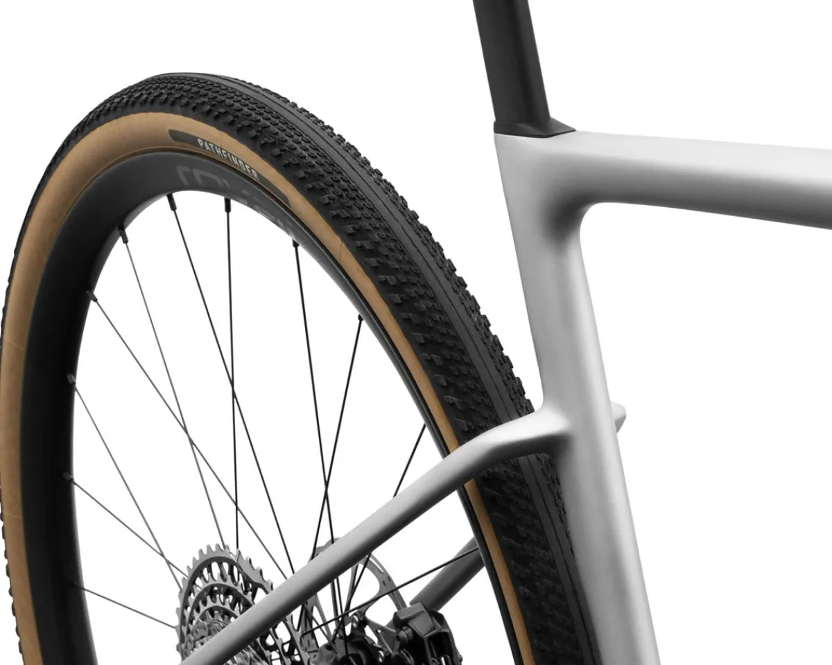 Specialized Gravel Bikes|Specialized Bikes|Crux 5 Expert Gravel Bike (Shadow Silver/Obsidian Metallic) (54cm)