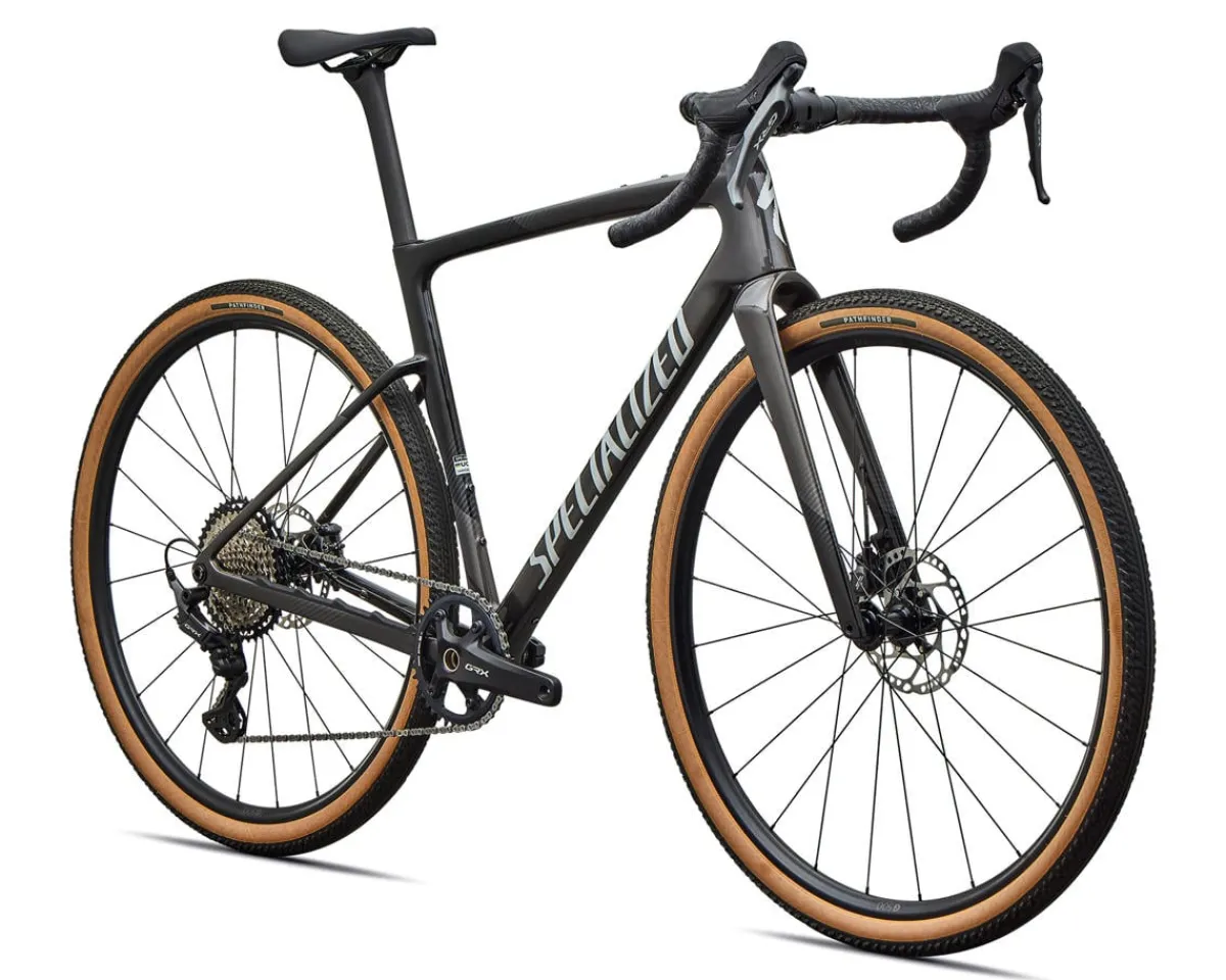 Specialized Gravel Bikes|Specialized Bikes|Crux 5 Sport Gravel Bike (Silver Pearl Smoke/Silver Dust) (54cm)