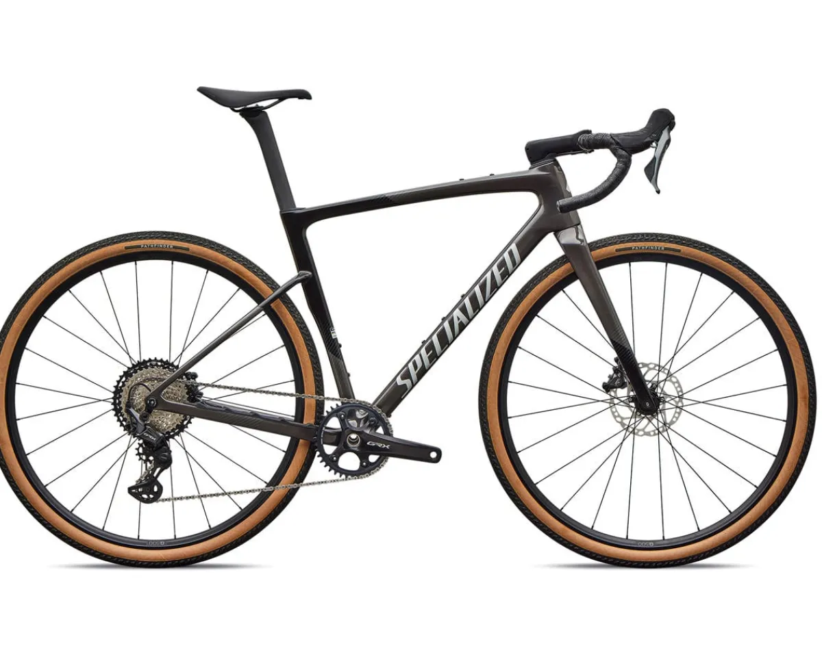 Specialized Gravel Bikes|Specialized Bikes|Crux 5 Sport Gravel Bike (Silver Pearl Smoke/Silver Dust) (54cm)