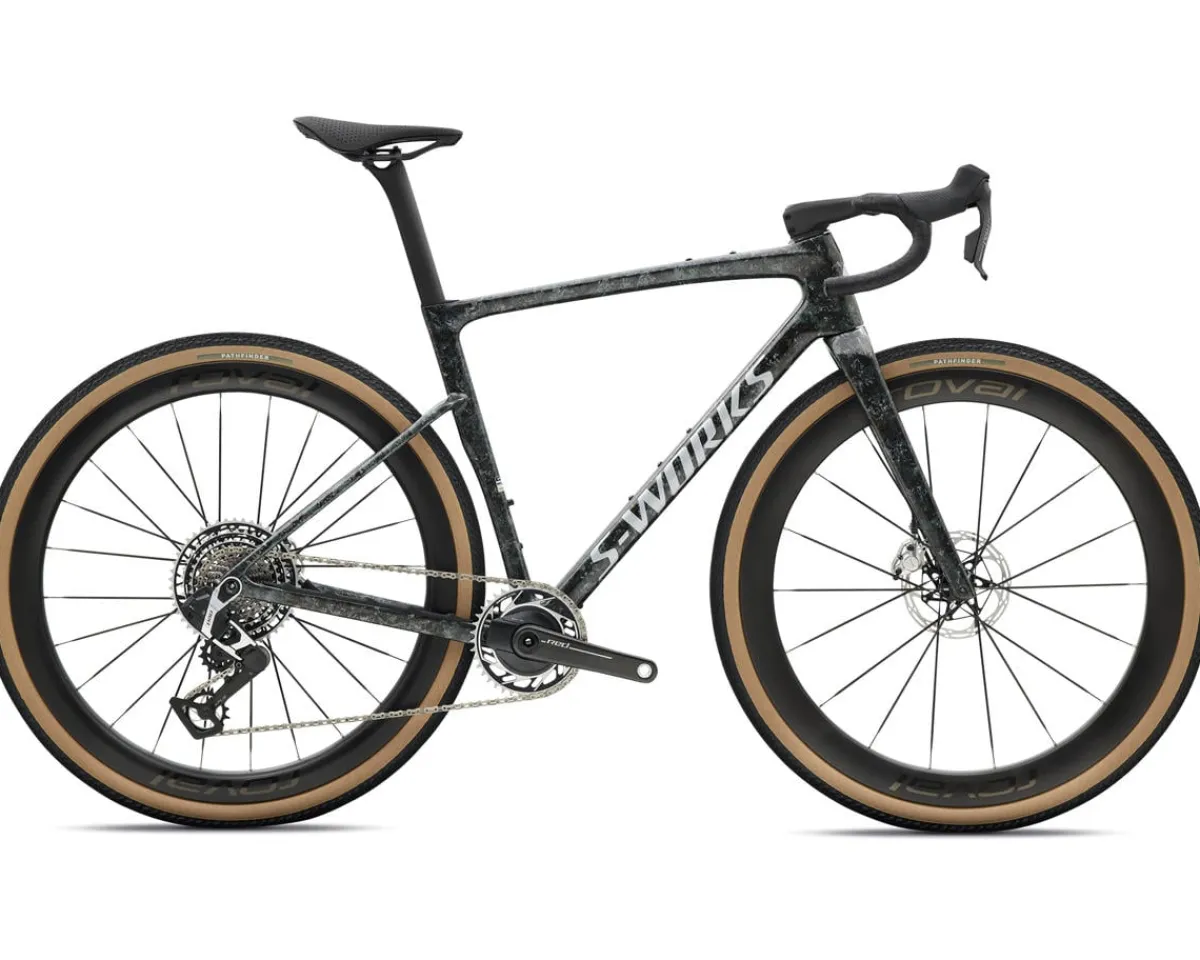 Specialized Gravel Bikes|Specialized Bikes|Crux 5 S-Works Gravel Bike (Fjord Gold Impasto/Gloss Silver) (49cm)