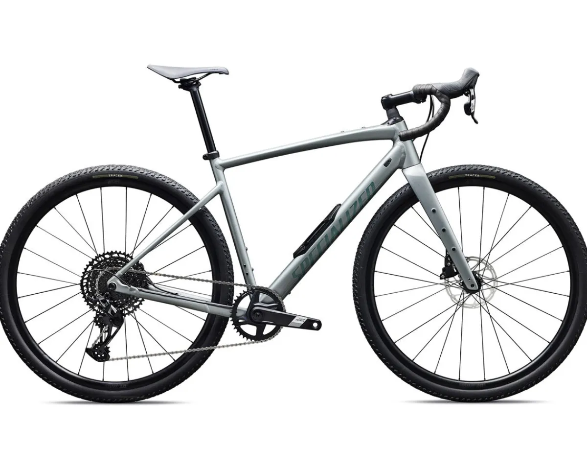 Specialized Gravel Bikes|Specialized Bikes|Diverge 4 Comp Alloy (Satin Shadow Silver/Fjord Metallic) (54cm) (SRAM Mechanical)