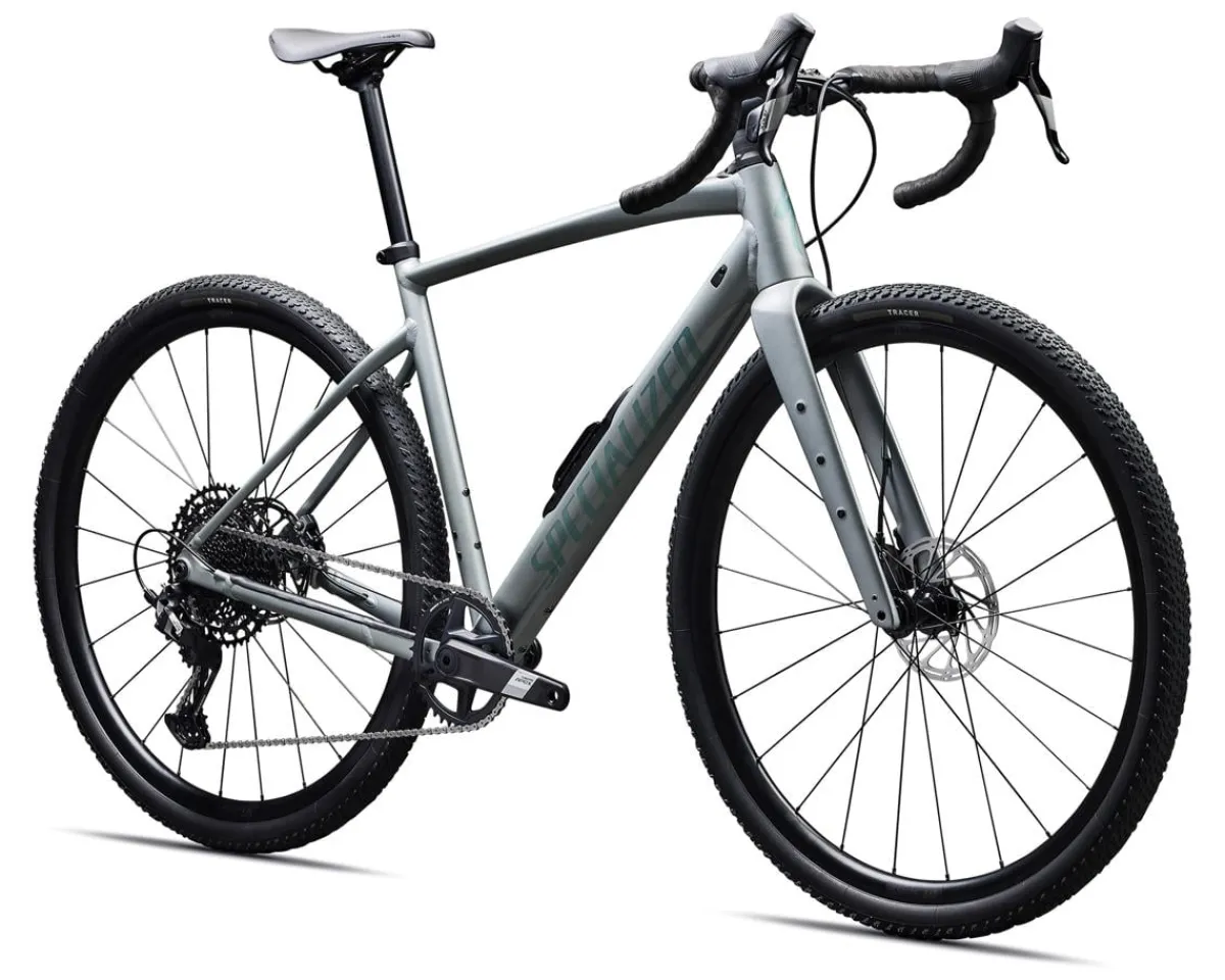 Specialized Gravel Bikes|Specialized Bikes|Diverge 4 Comp Alloy (Satin Shadow Silver/Fjord Metallic) (54cm) (SRAM Mechanical)