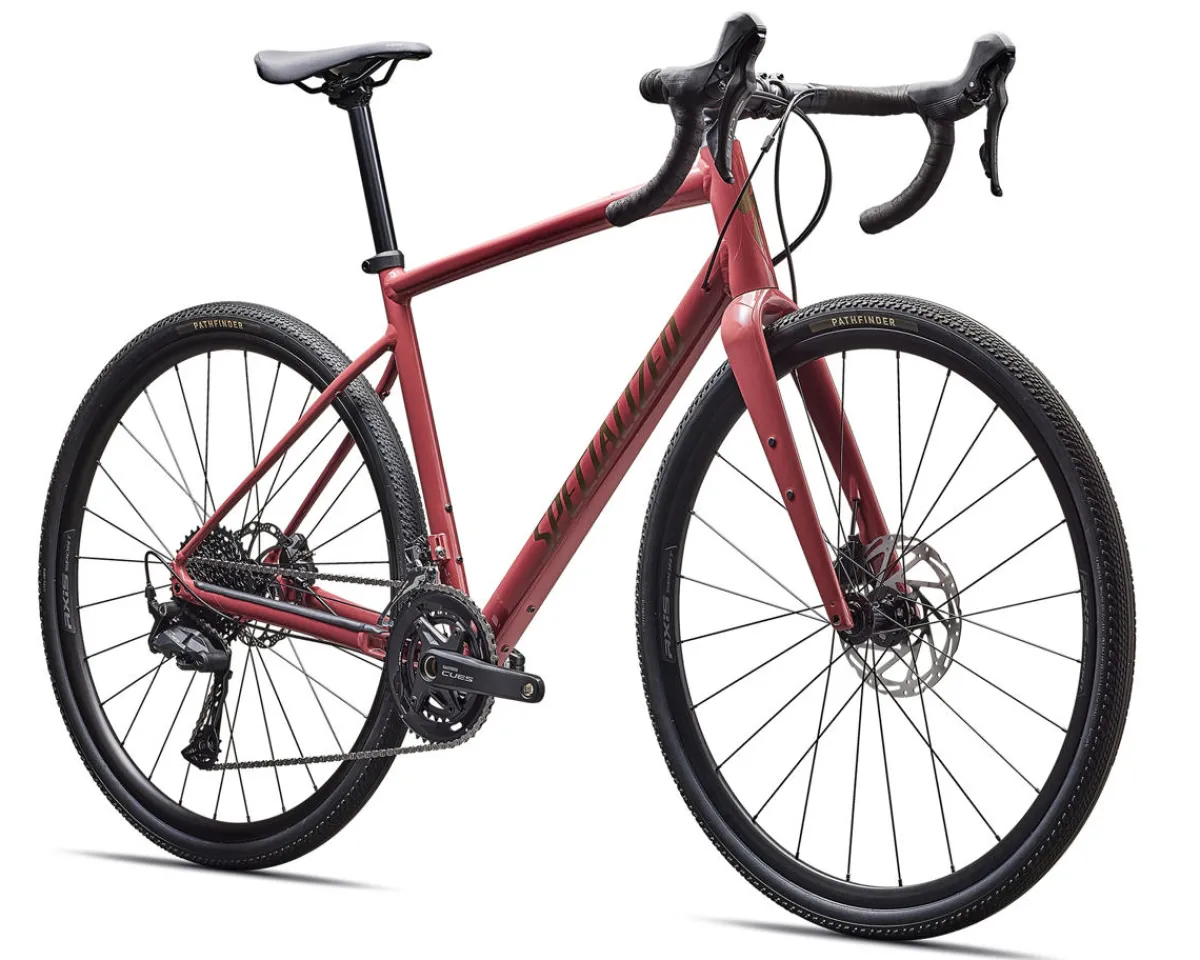 Specialized Gravel Bikes|Specialized Bikes|Diverge E5 Gravel Bike (Gloss Spice/Gunmetal) (49cm) (Shimano CUES)