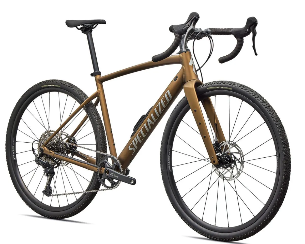Specialized Gravel Bikes|Specialized Bikes|Diverge 4 Sport Alloy (Burnt Gold/Shadow Silver) (49cm) (Shimano Cues)