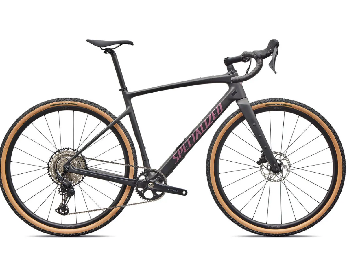 Specialized Gravel Bikes|Hot & New Products|Diverge 4 Sport Carbon (Obsidian Metallic/Quartz Metallic) (54cm) (Shimano GRX 600)