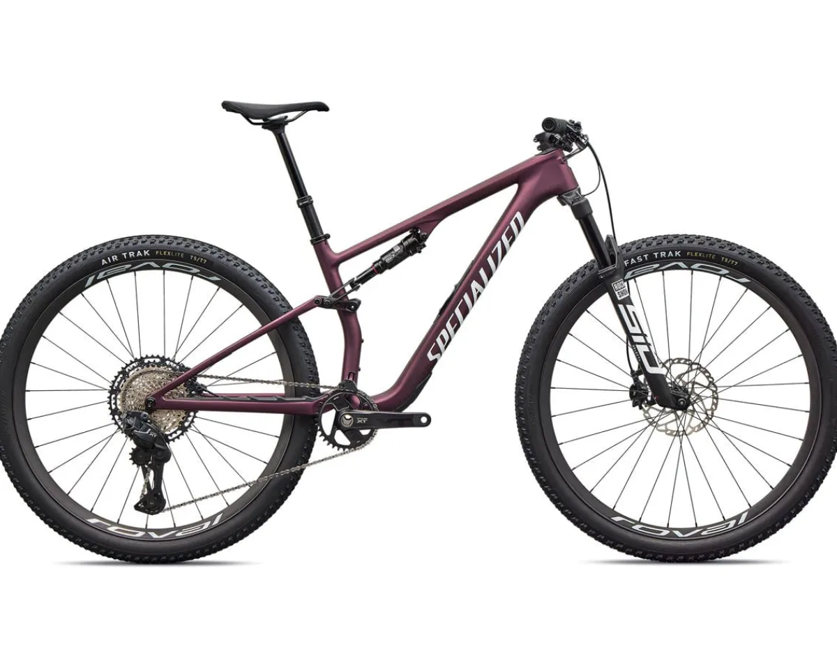 Specialized Mountain Bikes|Specialized Bikes|Epic 8 Expert (Satin Bordeaux Metallic/White) (XS) (Shimano XT Di2)