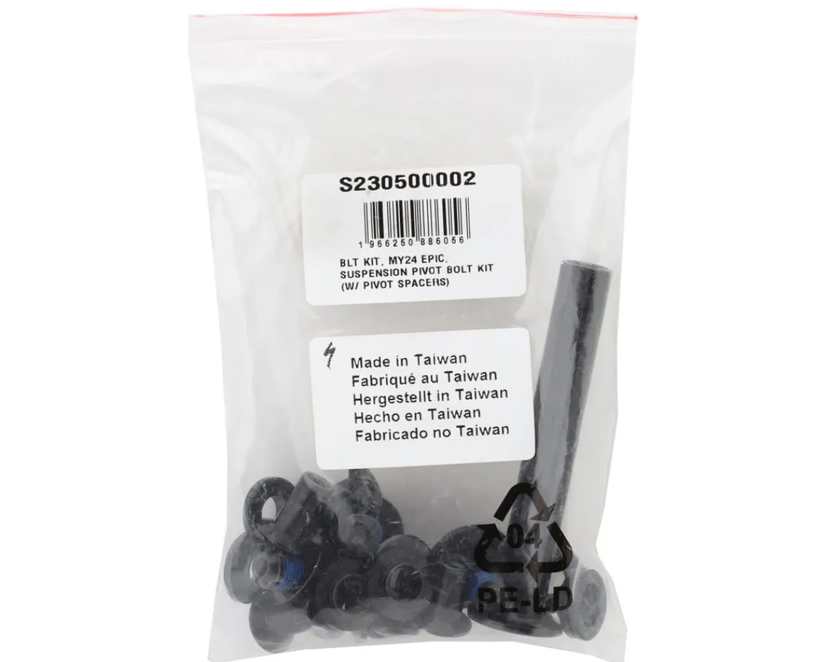 Specialized Suspension|Replacement Parts|Epic 8 Suspension Pivot Bolt Kit (w/ Pivot Spacers)