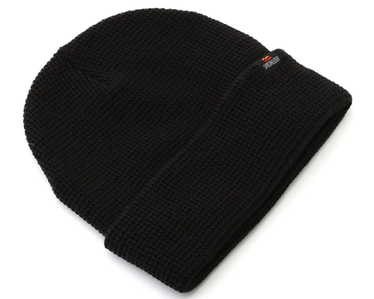 Specialized Casual Clothing|Flag Graphic Waffle Fold Beanie (Black) (Universal Adult)