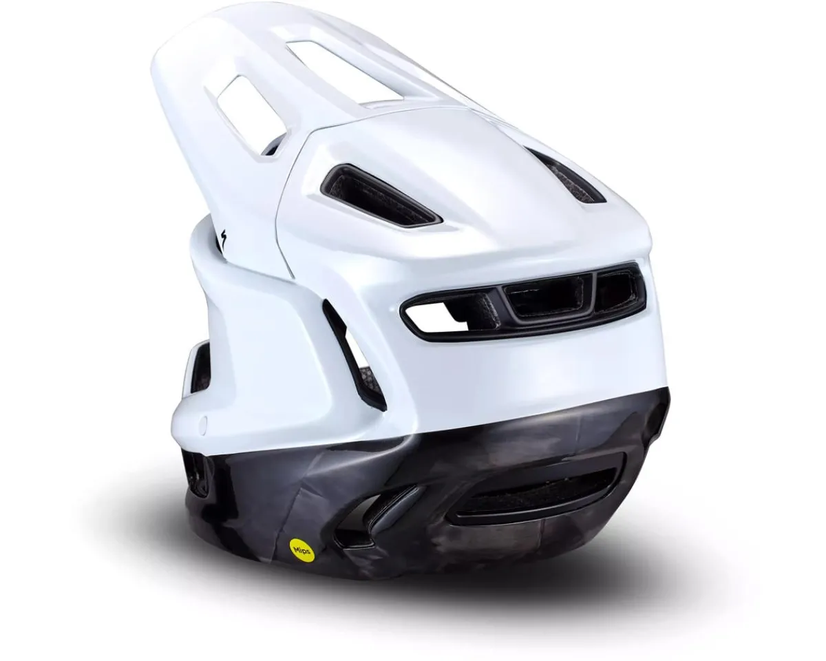Specialized Helmets|Helmets|Gambit Carbon Full Face Helmet (White/Carbon) (L)