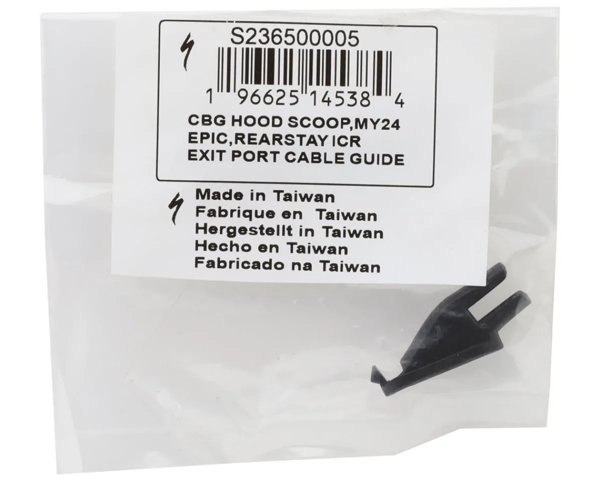 Specialized Replacement Parts|Cables & Housing|Internal Cable Routing Port Blockoff Hood Scoop (Rear Stay Exit Port) (2024 Epic)