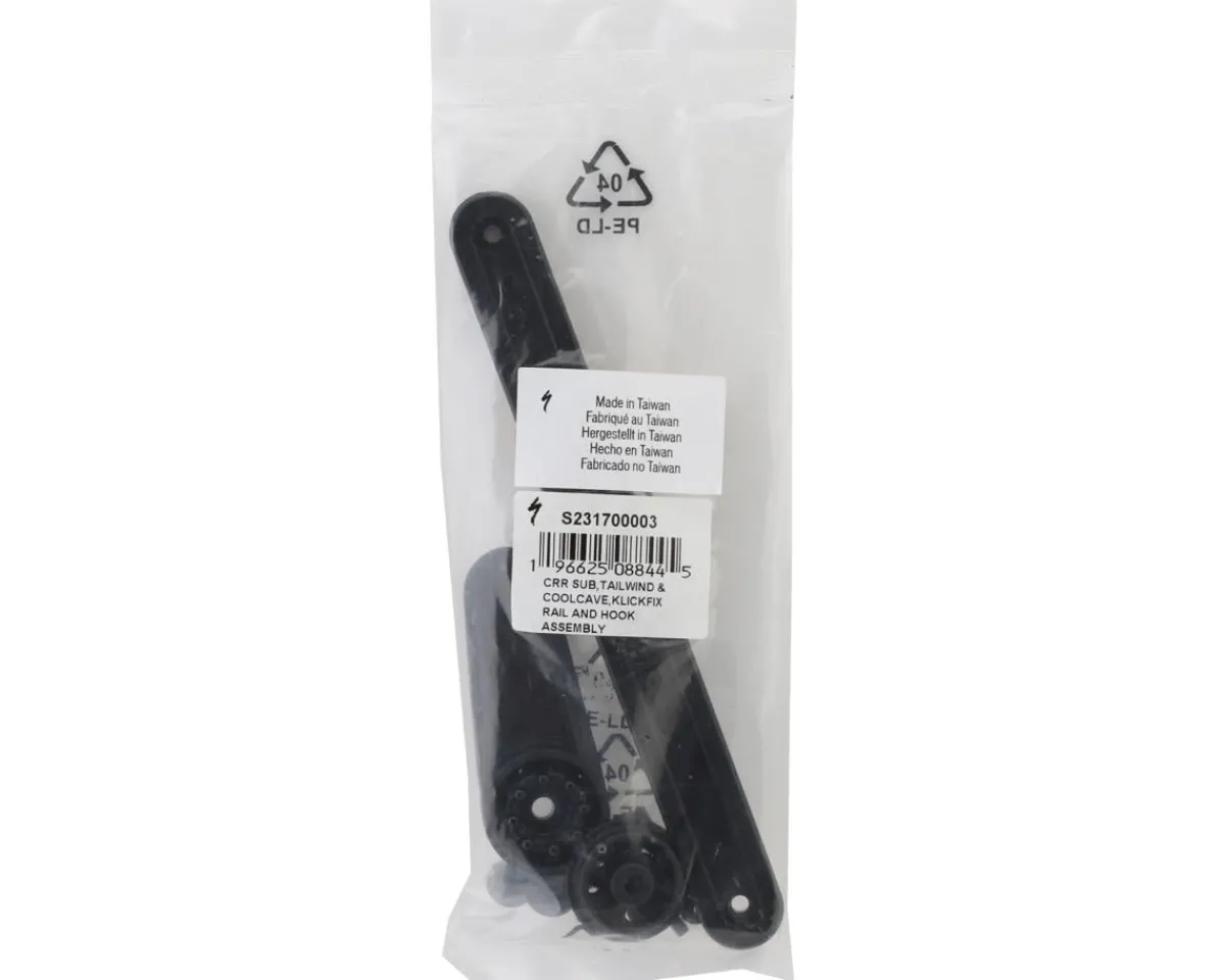 Specialized Bags & Packs|KlickFix Rail and Hook Assembly (Black) (1) (For Tailwind & Coolcave Pannier)
