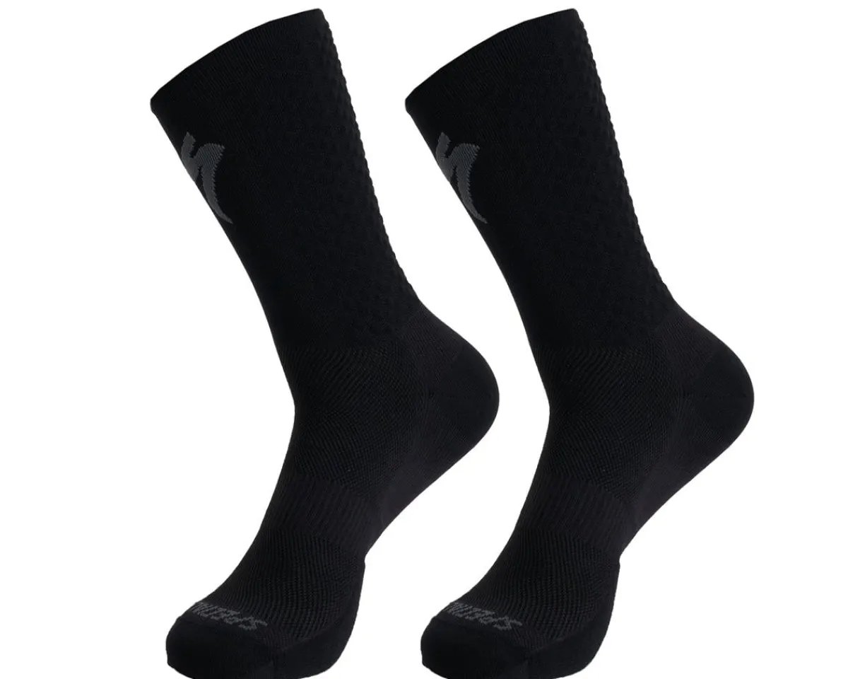 Specialized Clothing Accessories|Shoes, Socks, & Footwear|Knit Tall Socks (Black/Silver) (S)