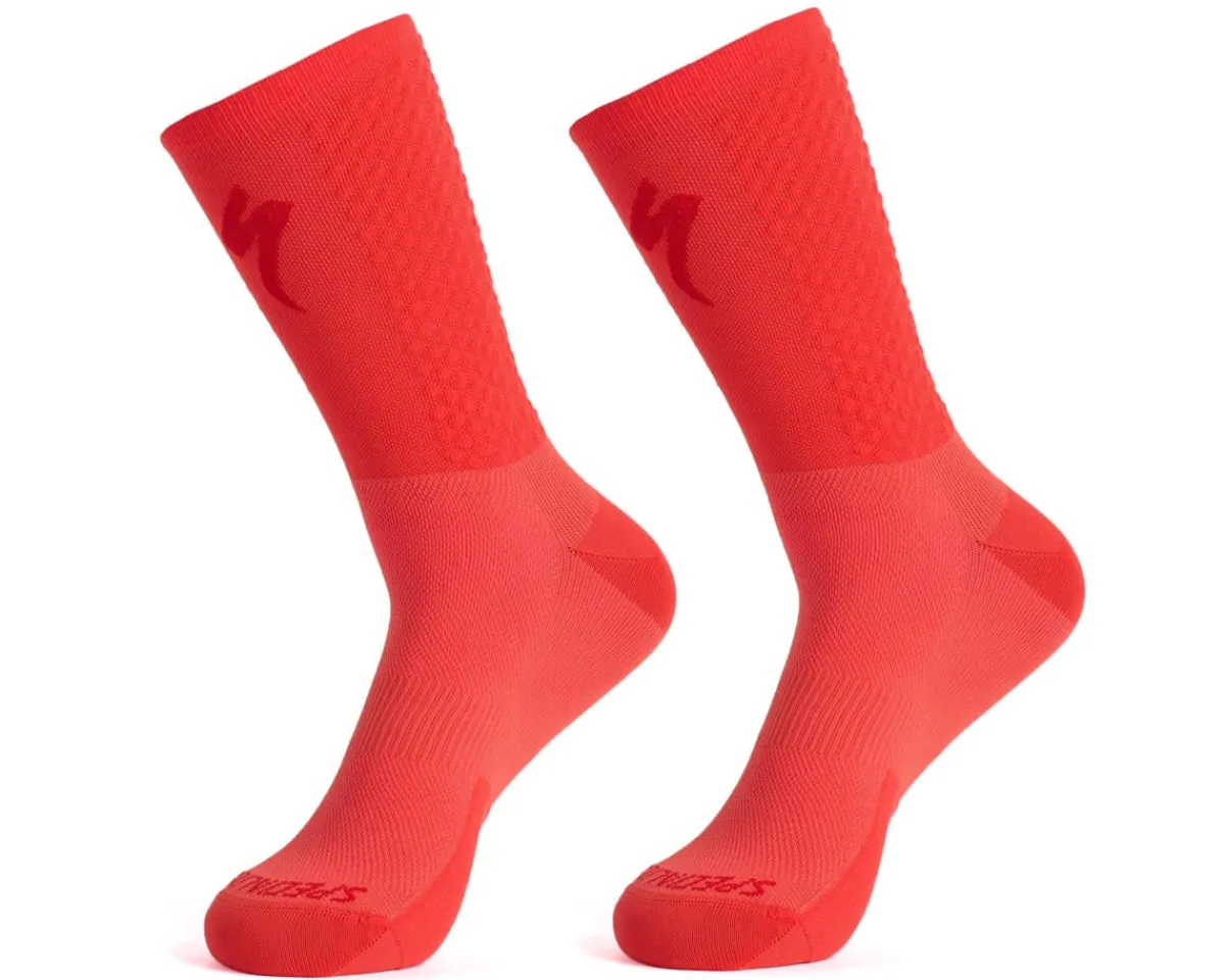 Specialized Clothing Sale|Clothing Accessories|Knit Tall Socks (Fiery Red/Vivid Red) (S)