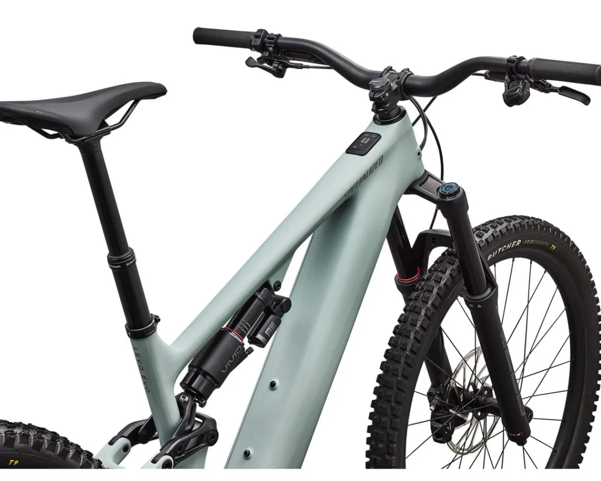 Specialized Mountain Bikes|E-Bikes|Levo 4 EVO Comp (Satin Agave Grey/Desert Metallic) (S4)