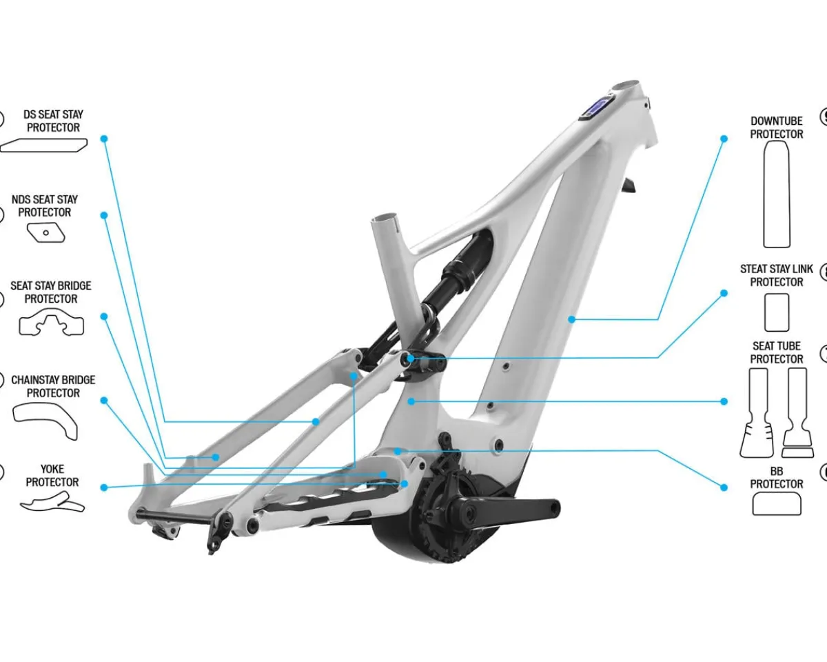 Specialized Frame Protection & Decals|Levo Mylar Frame Protector Kit (Clear) (For Gen 2)
