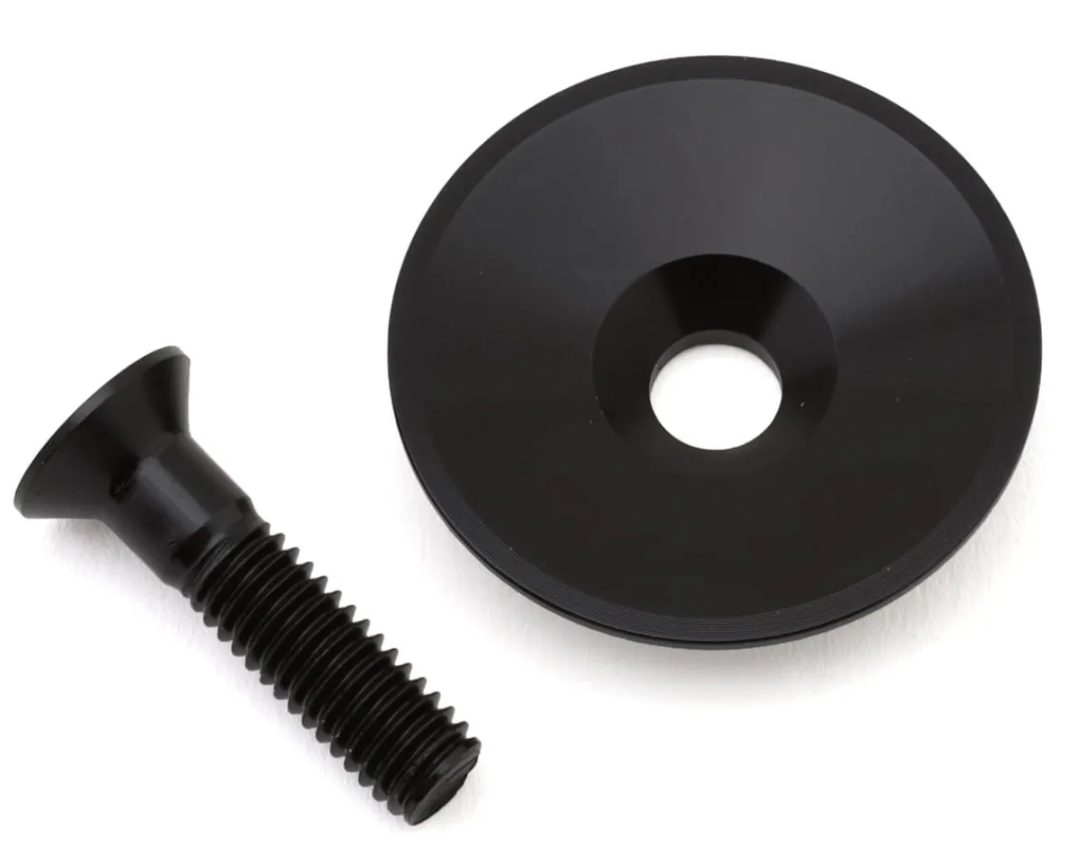 Specialized Replacement Parts|Lightweight Alloy Road Top Cap & Bolt (Black) (M6 x 25mm)