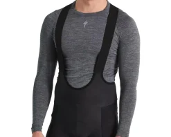 Specialized Base Layers|Men's Merino Seamless Long Sleeve Base Layer (Grey) (S/M)