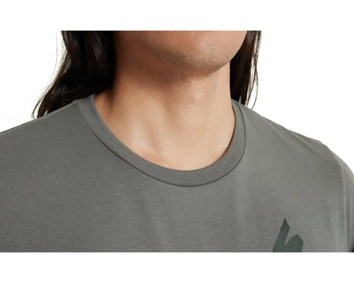 Specialized Clothing Sale|Casual Clothing|Men's S-Logo Short Sleeve Tee (Oak Green) (M)