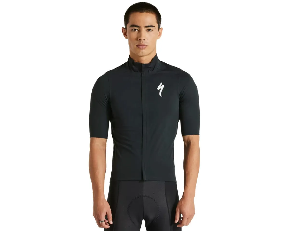 Specialized Clothing Sale|Jerseys|Men's SL Pro Short Sleeve Rain Jersey (Black) (S)