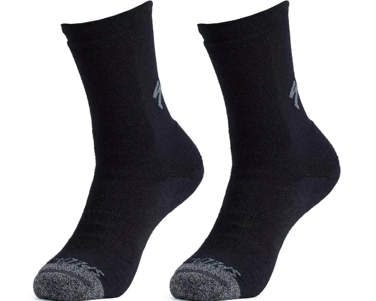 Specialized Clothing Sale|Clothing Accessories|Merino Deep Winter Tall Socks (Black) (S)