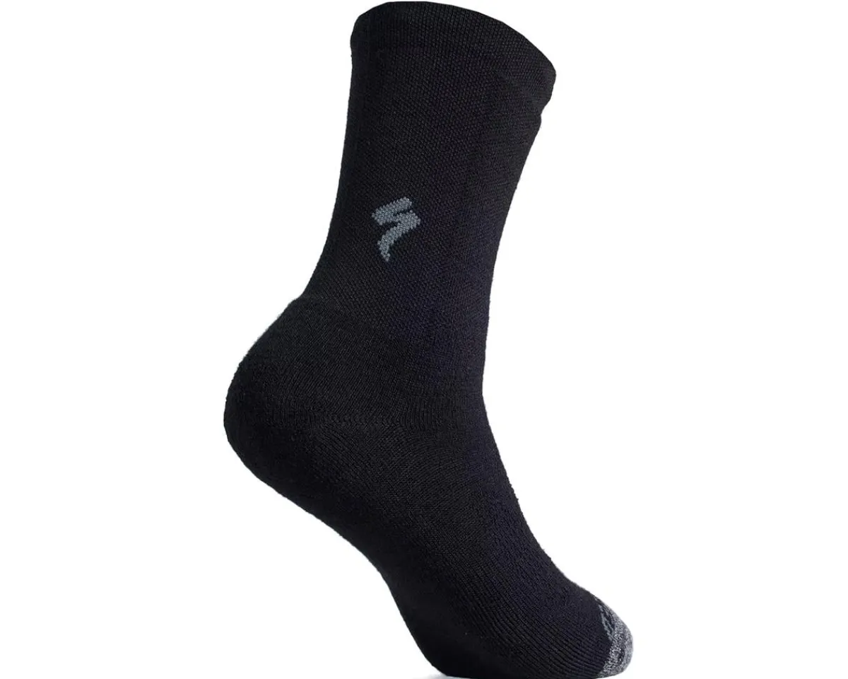 Specialized Clothing Sale|Clothing Accessories|Merino Deep Winter Tall Socks (Black) (S)