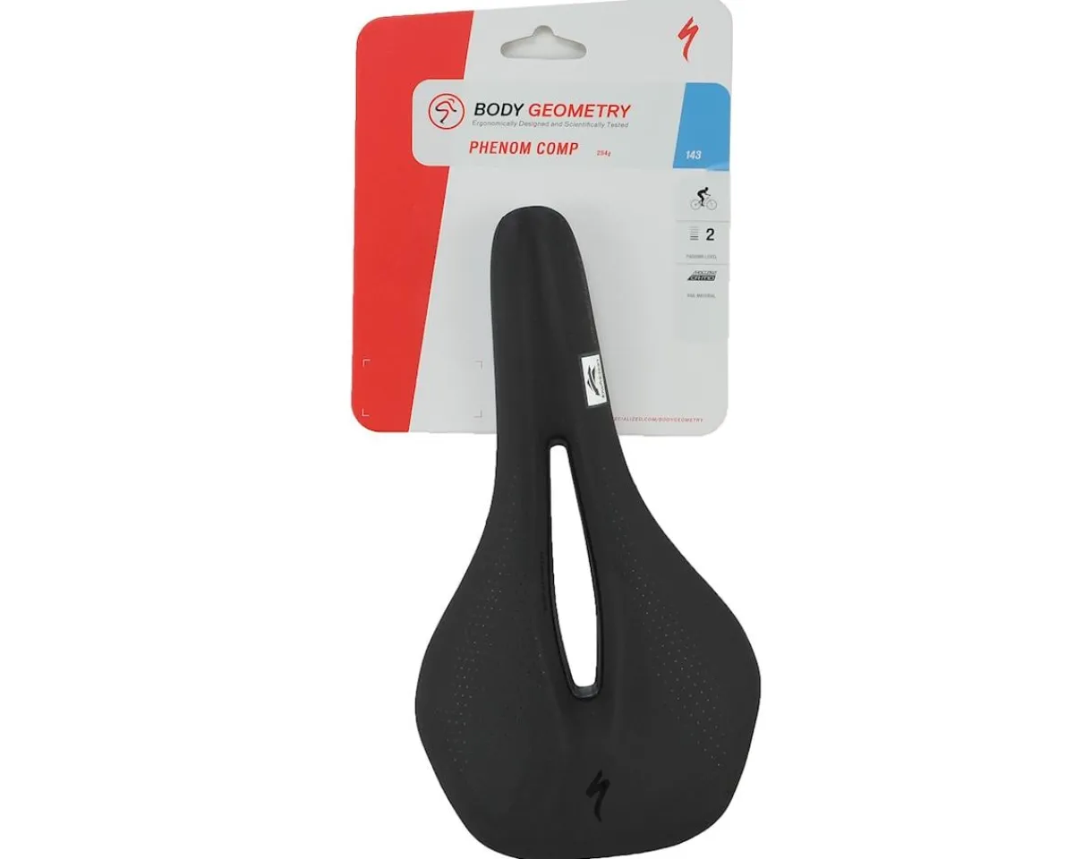 Specialized Saddles & Seats|Phenom Comp Saddle (Black) (Chromoly Rails) (143mm)