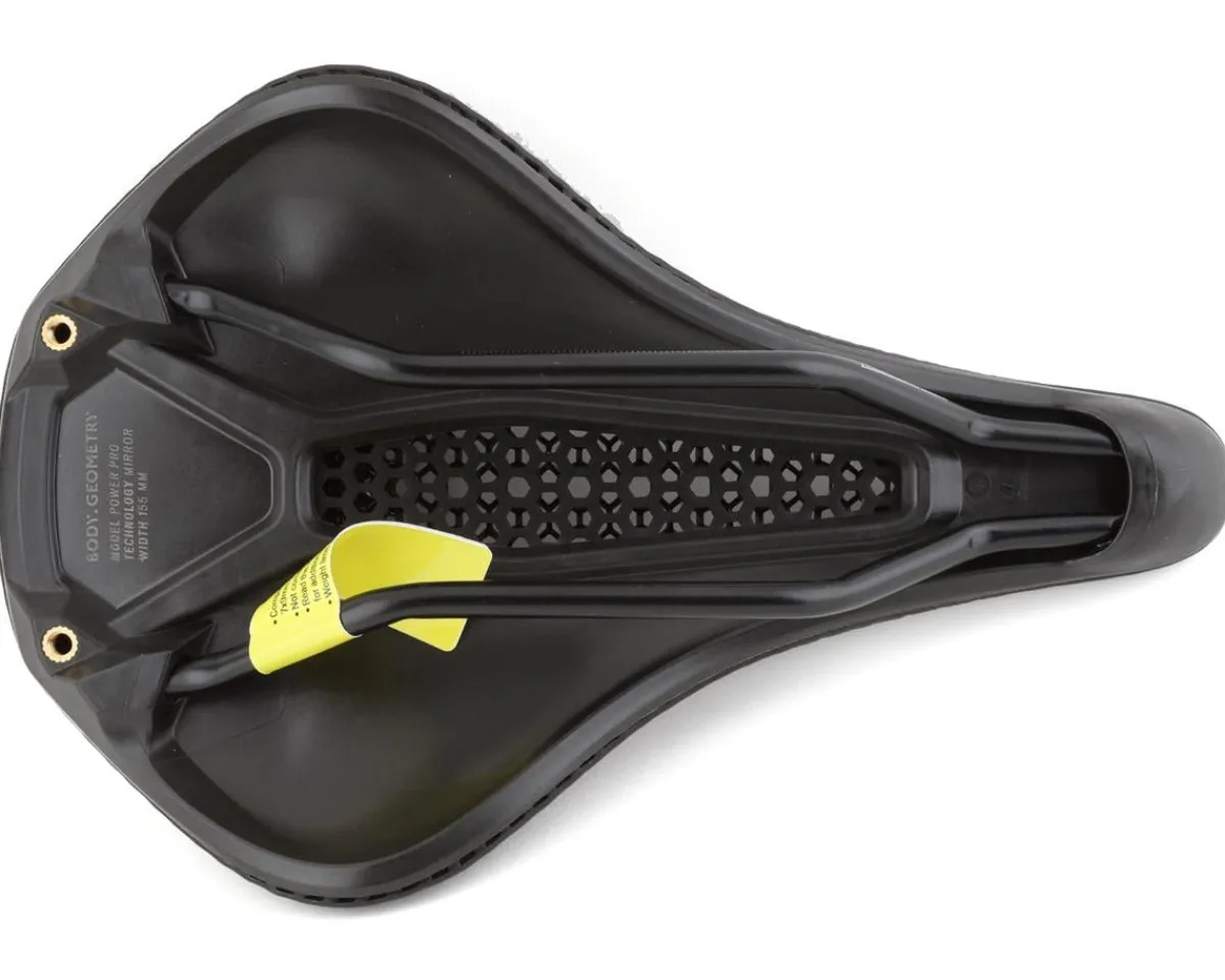 Specialized Saddles & Seats|Power Pro Mirror Saddle (Black) (Titanium Rails) (3D-Printed) (155mm)