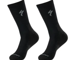 Specialized Clothing Accessories|Shoes, Socks, & Footwear|Primaloft Lightweight Tall Logo Socks (Black) (XL)