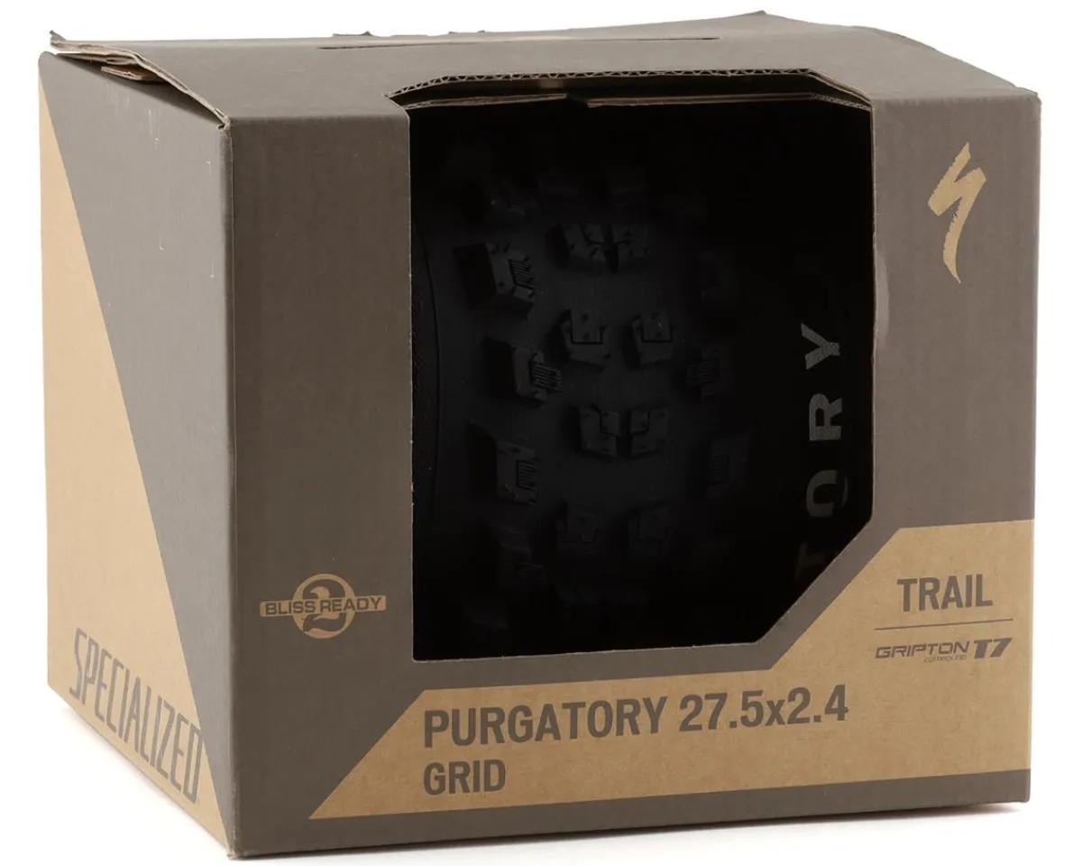 Specialized Tires|Purgatory Tubeless Mountain Bike Tire (Black) (27.5") (2.4") (T7/Grid) (Grid/Gripton T7)
